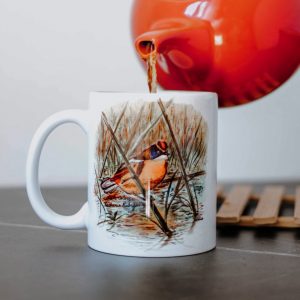 tazón ilustrado ave siete colores